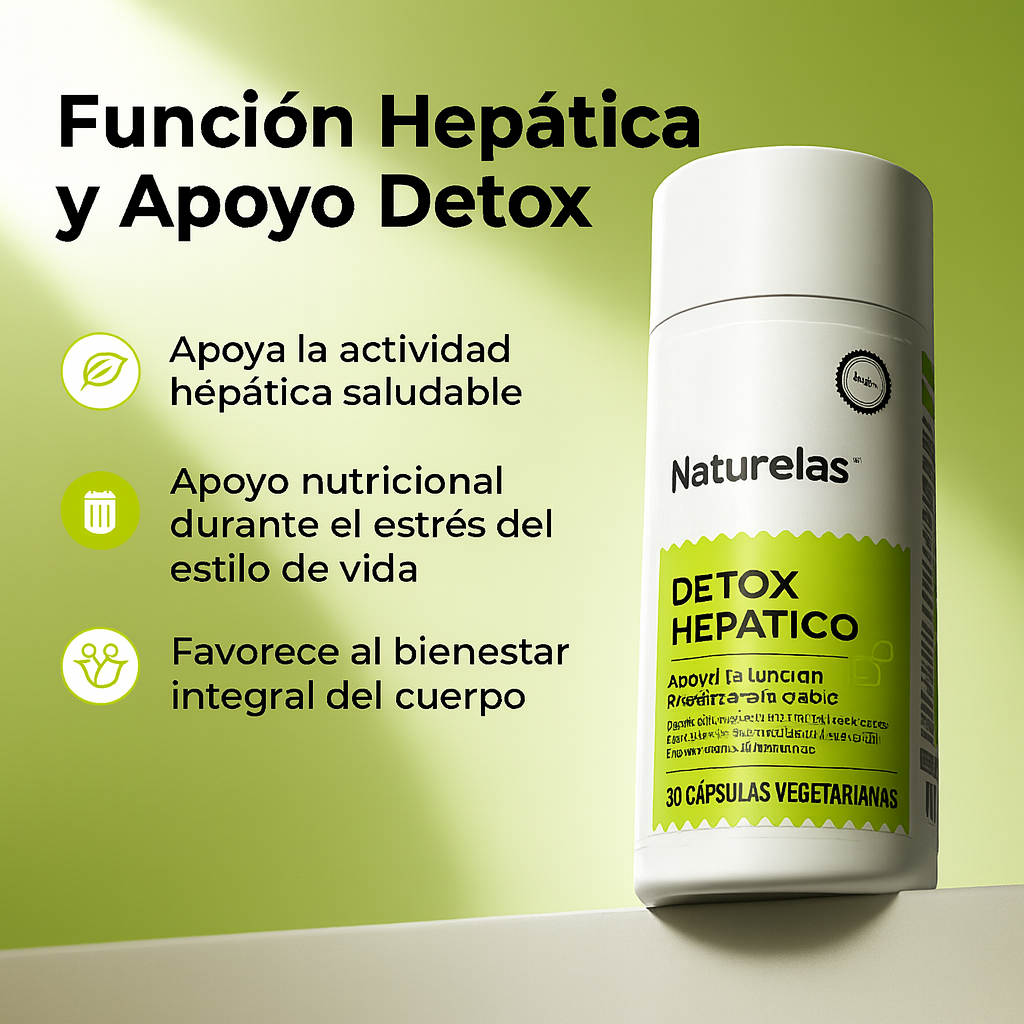 Naturelas™ Detox Hepático y Limpieza de Colon