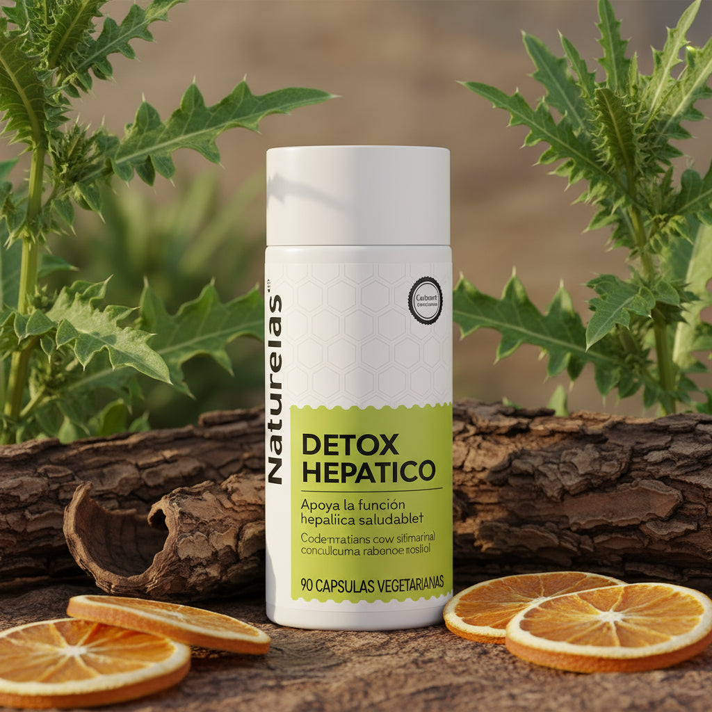Naturelas™ Detox Hepático y Limpieza de Colon